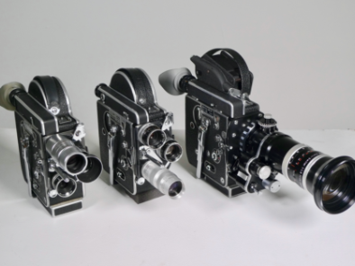 Three 16mm cameras.